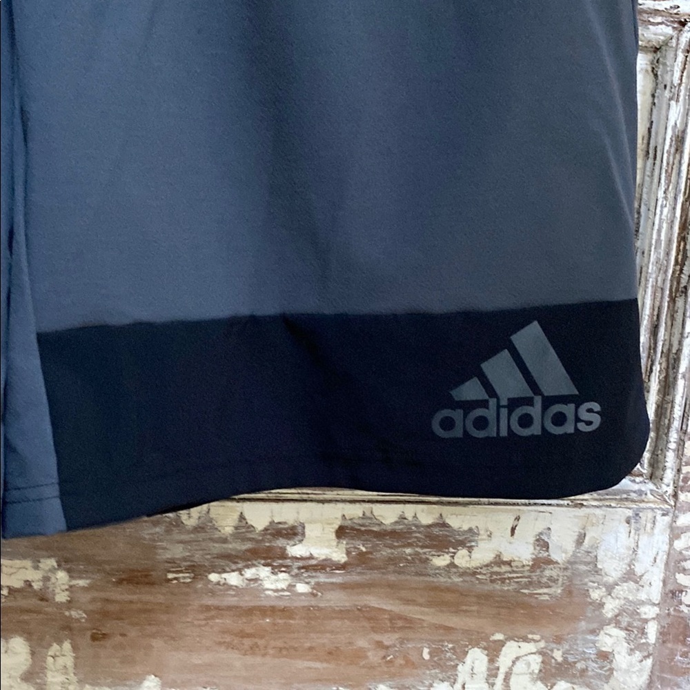 Adidas Athletic Gray and Black Basketball Shorts - Picture 3 of 9